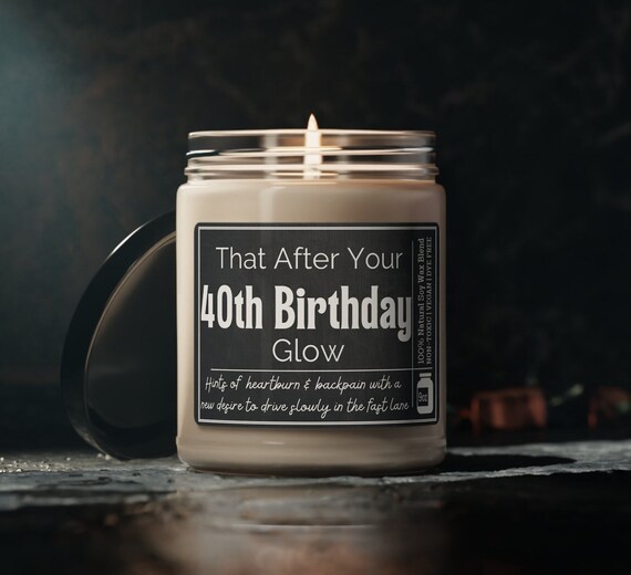 candle 40th birthday wife gift ideas