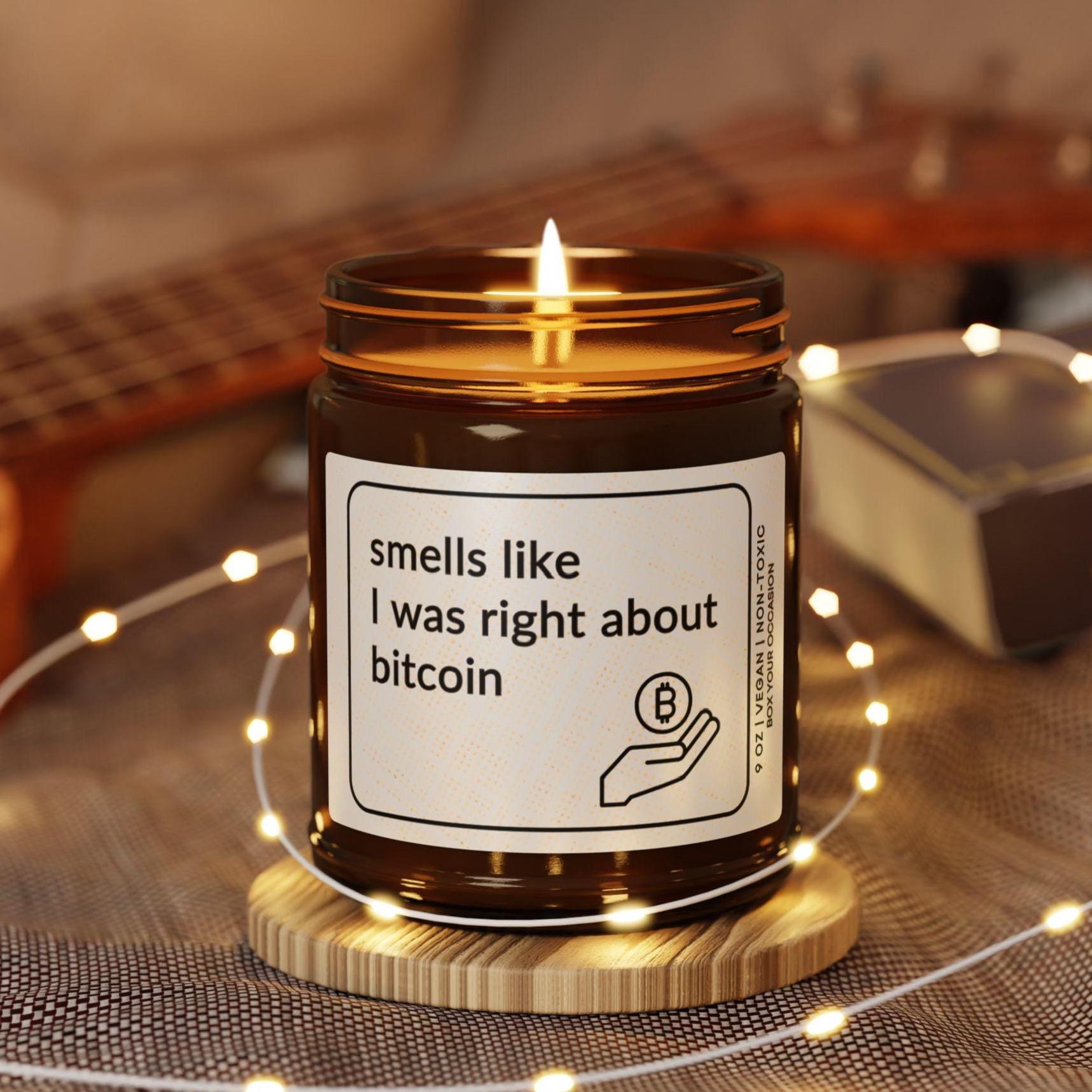 Bitcoin Candle Crypto Trading Gift Physical Crypto Gift for Him Blockchain  Trader Gift Bull Market Gift Bulk Employee Gift Crypto Tracking - Etsy