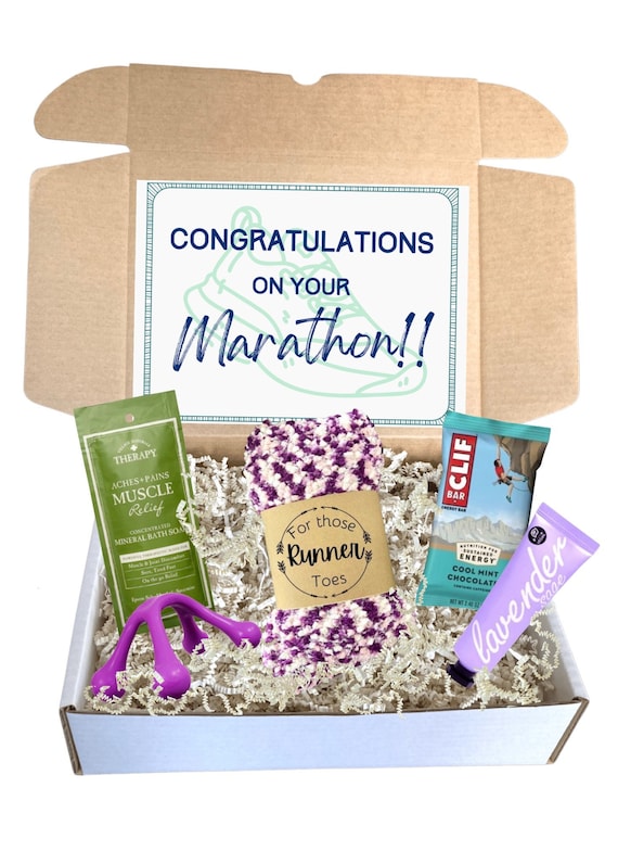 RUNNER GIFT BOX Gifts for Runners Race Recovery Marathon Etsy