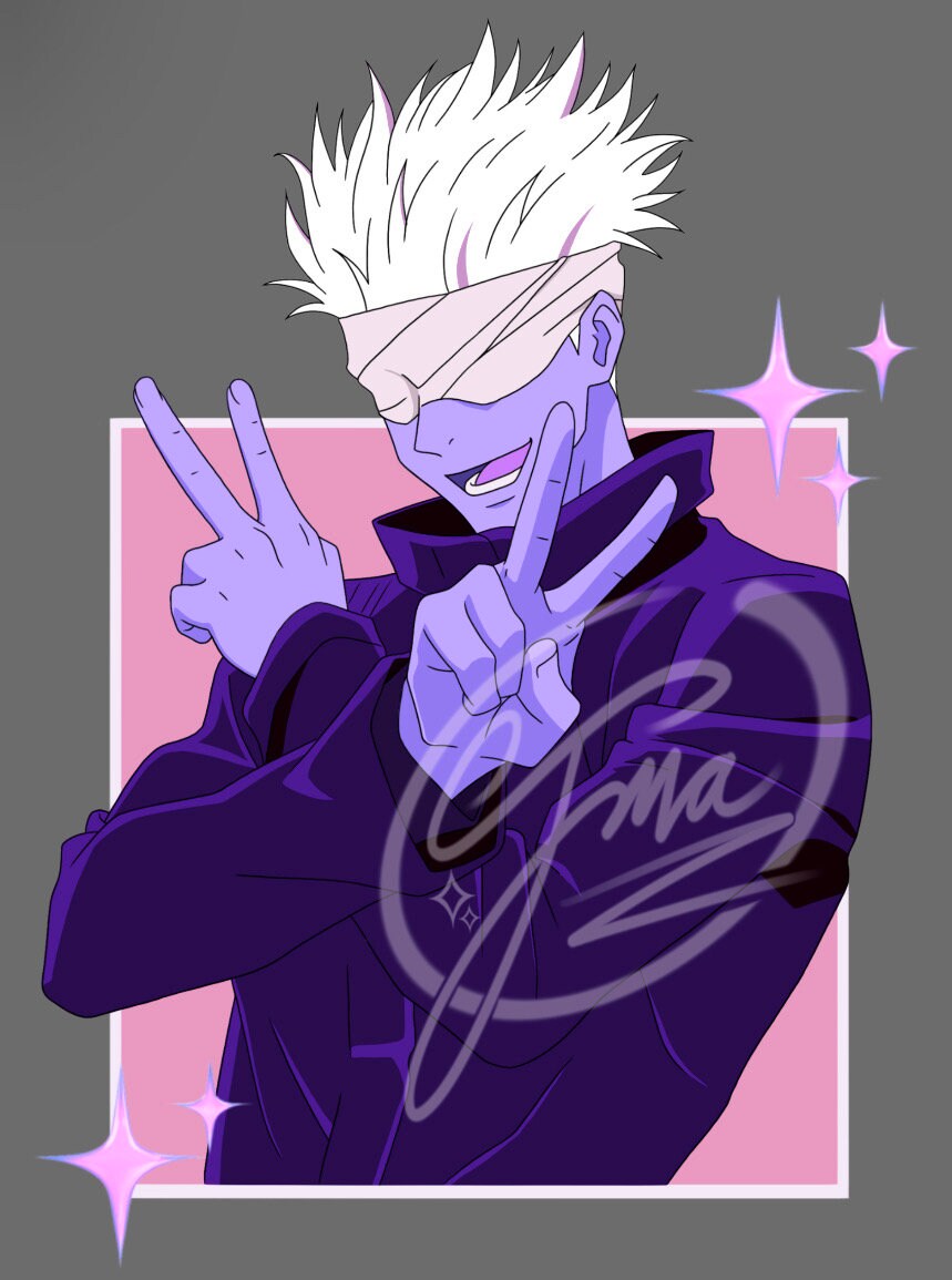 Gojo Jujutsu Kaisen Digital Download - Etsy