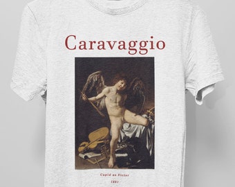 Maglietta Cupido come Vittorio Caravaggio - Maglietta Arte Barocca