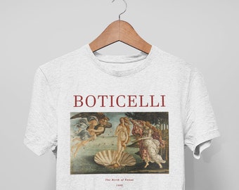 The Birth Of Venus Botticelli T shirt - Premium Quality - Baroque - Strozzi - Caravaggio - Carracci - Reni