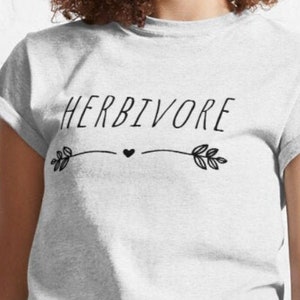 Herbivore T shirt - Team Herbivore - Future is Vegan - Vegan T shirts - Vegan Statement - Plants Based 4