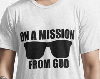 We're on A Mission From God T-shirt the Blues Brothers - Etsy