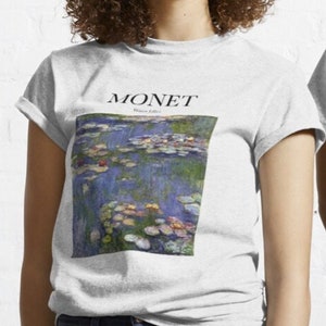 Water Lilies Monet T Shirt - Art T shirt - Painting T shirt - Fauvism - Impressionism