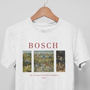 The Garden Of Earthly Delights Hieronymus Bosch T shirt - Premium Quality - Baroque - Strozzi - Caravaggio - Carracci - Reni