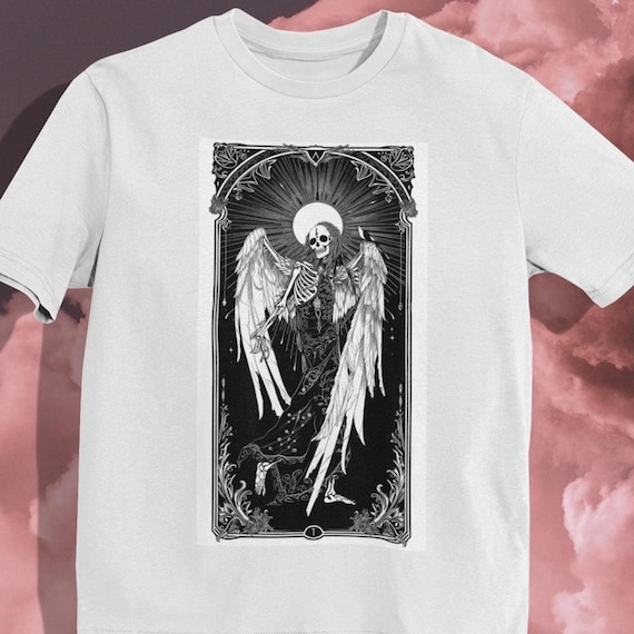 the BONEZ Vintage Skull Angel Tee Tシャツ ✴︎The BONEZ Damaged