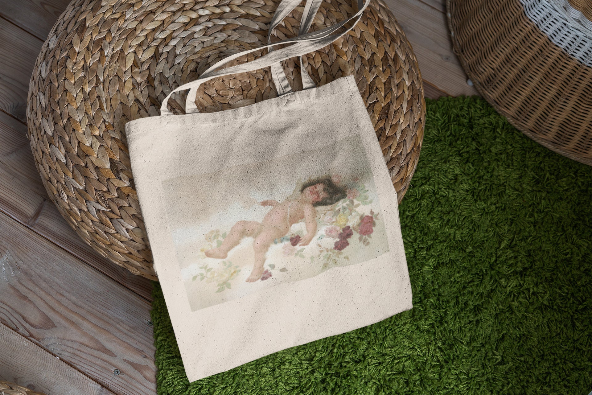 ＊韓国＊［HystericAngel］BABY ANGEL BAG 2color Duo Canvas Mini Shopper Bag – The Official Kangol® Store