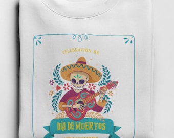 Mexico Day of the Dead / Day of the Dead T shirt / Dia de Muertos T shirt / Halloween T shirt / Halloween Gift %100 Premium Cotton - Unisex