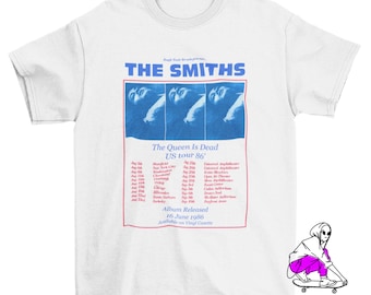 The Smiths Us Tour 86 - Queen Is Dead T shirt - The Smiths Us Tour - Rock - Brit Rock