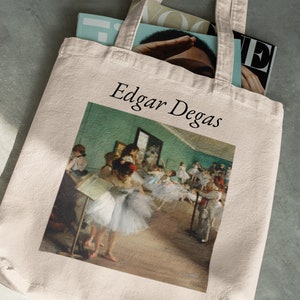 Edgar Degas Ballet Class Tote Bag | Impressionist | Impressionism | Art Tote