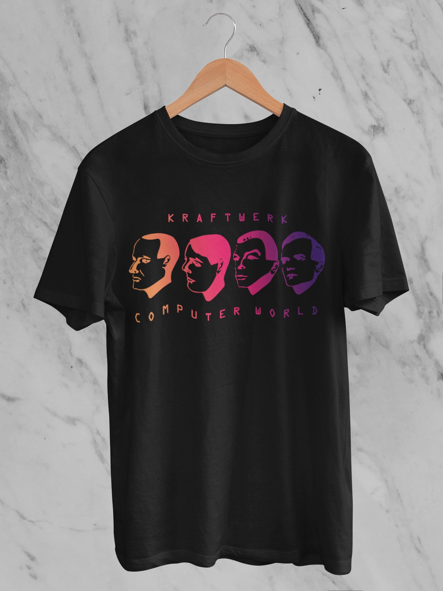 Trend Gear Computer World T-shirt Kraftwerk Cadeau Amusant, Bleu