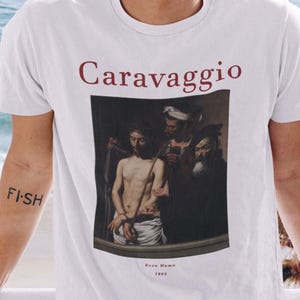 Ecce Homo Caravaggio T shirt - Premium Quality - Baroque - Strozzi - Caravaggio - Carracci - Reni