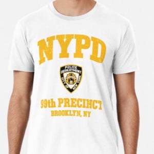 T-shirt NYPD 99th Precinct Brooklyn - T-shirt tv-programma&#39;s - New York Police Department