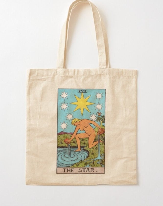 Tarot Cards Market Tote - Borse riutilizzabili con manici - Borsa di