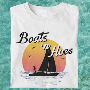 Boats n Hoes T shirt / Step Brothers Huff  N Doback Prestige Worldwide / %100 Cotton