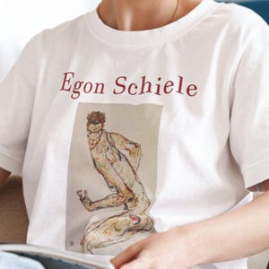Fighter T shirt Egon Schiele - Premium Quality - Expressionism - Gogh - Klimt - Munch - Kandinsky