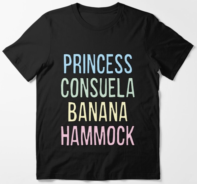Princess Consuela Banana Hammock Friends T shirt Phoebe Etsy