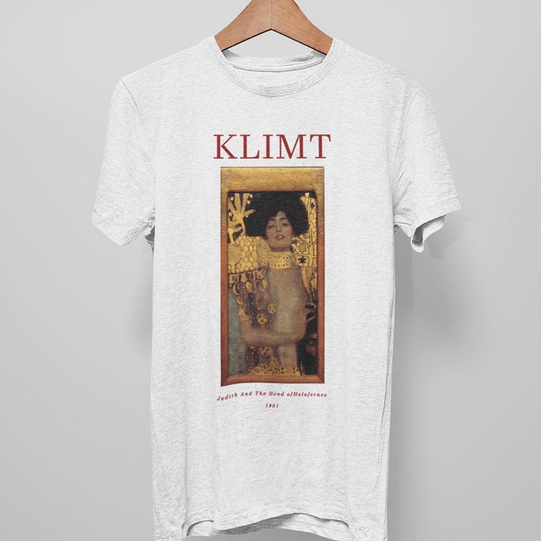 Judith And The Head of Holofernes T shirt / Gustav Klimt / Premium Quality %100 Cotton / Van Gogh / Munch