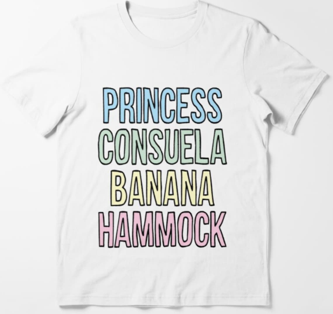 Princess Consuela Banana Hammock Friends T shirt Phoebe Etsy