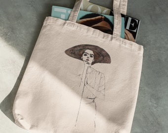 エゴン・シーレ作「花畑」リネントートバッグ、ハンドメイド - Etsy 日本