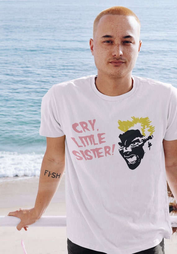 Cry Little Sister T Shirt the Lost Boys - Biker Santa Cruz