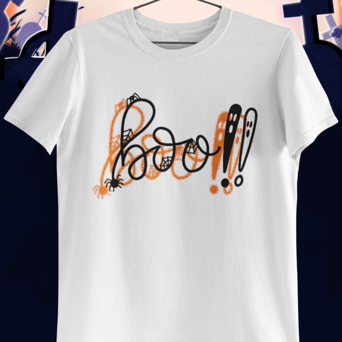 BOO shirt / Halloween Witch T shirt Happy Halloween / Halloween T shirt / Spooktacular Halloween T-Shirts - Embrace the Boo-tiful Spirit!