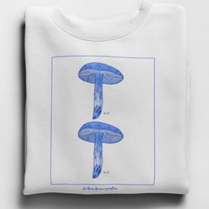 Mushroom Drawing T shirt / Millot Mushroom T shirt / Mushroom Kinds / Mushroom Varieties / Mushroom Lover %100 Premium Cotton - Unisex