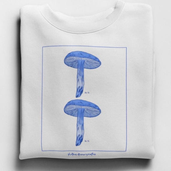 Mushroom Drawing T shirt / Millot Mushroom T shirt / Mushroom Kinds / Mushroom Varieties / Mushroom Lover %100 Premium Cotton - Unisex