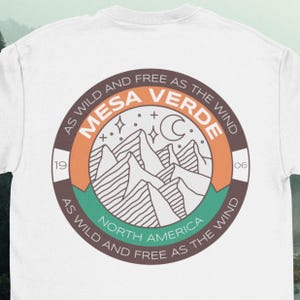 Mesa Verde Colorado USA National Park T shirt - Natural Parks - Historic Site - Historical Park - Tree - Plants - Woods
