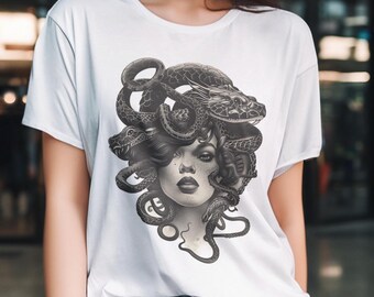 Roen 00s medusa snake tシャツ vkei opium Amazon.com: Medusa Head Myth Gorgon Snake Hair Greek