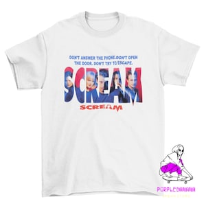 Scream T shirt - Retro Vintage Horror Movie T shirt 90s Horror Scream Face