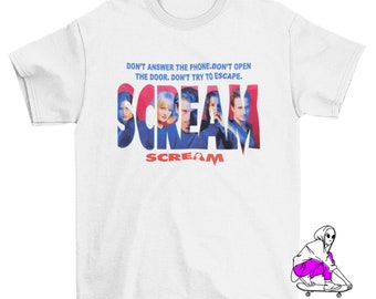 Scream T shirt - Retro Vintage Horror Movie T shirt 90s Horror Scream Face