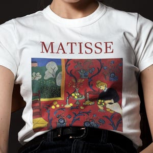 Harmony In Red Matisse Painting T shirt 1907 / Premium Quality / Monet - Picasso