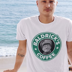 BlackAdder T shirt / Baldrick s Coffee / Edmund Blackadder / British Comedy T shirt / BBC Series /Blackadder&#39;s coffee