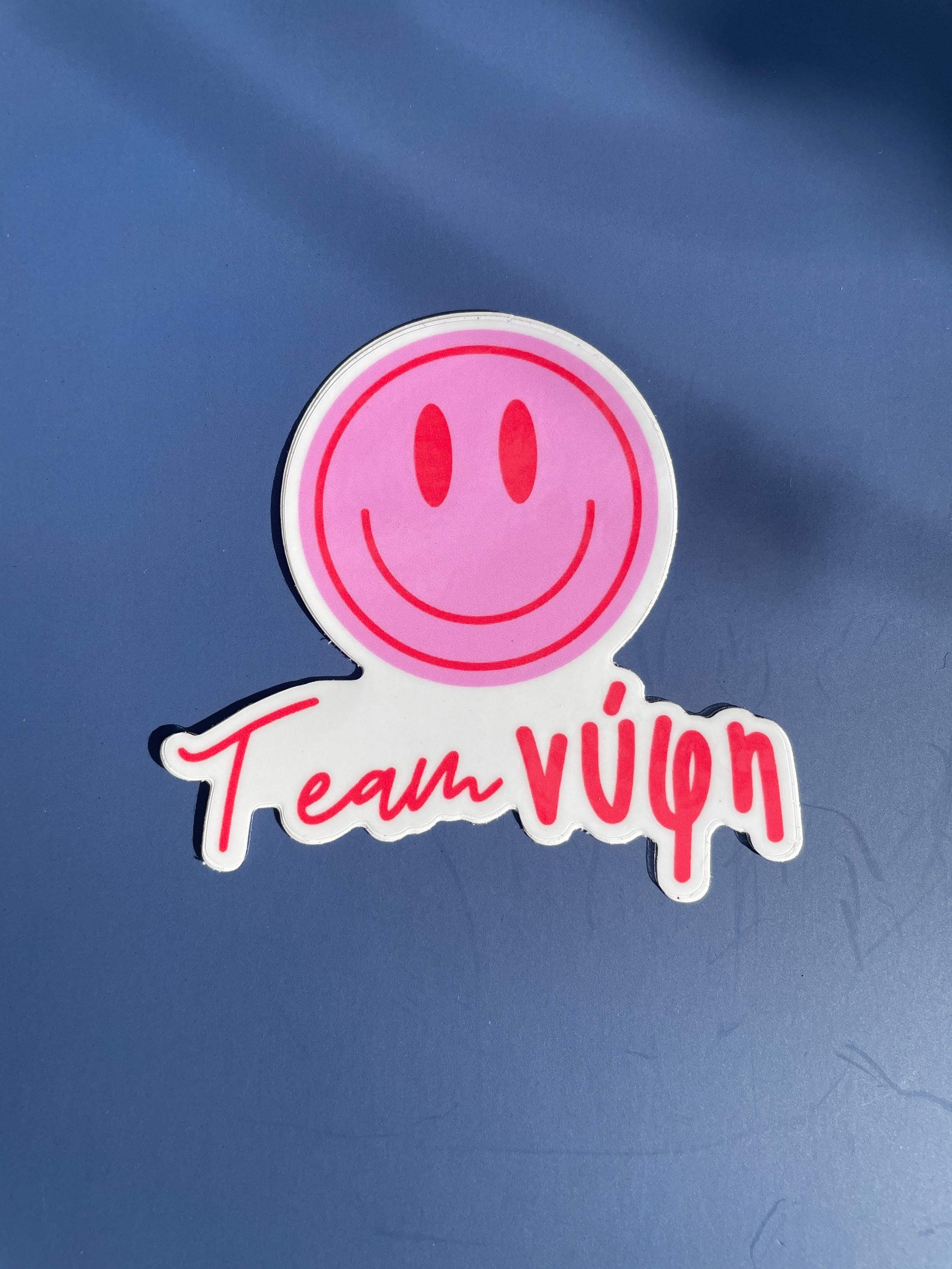 Nifi Sticker Team Nifi/gambro Smiley Face Shiny 2 Inch Sticker, Wedding Stickers ...