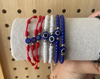 Pulsera Mati con ojo turco, varios estilos, accesorios de verano