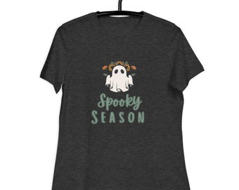 Spooky Season Women's T-Shirt, Halloween Tees, Fall Favorites, Pumpkin Patch Shirt
