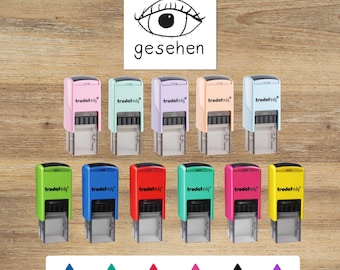 Schulstempel - "gesehen" (20x20mm)