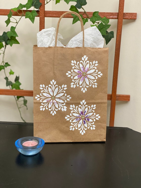 How to Make Gift Bags Out of Brown Paper Bags - Eclectically Vintage