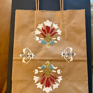 Decorative Brown Paper Bag #12