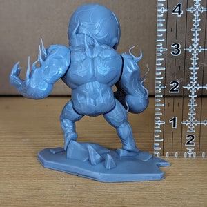 Carnage Chibi Marvel Fan Art 3d Printed Figure Unpainted Unassembled image 4