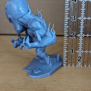 Carnage Chibi Marvel Fan Art 3d Printed Figure Unpainted Unassembled image 5