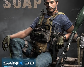 1:10 Soap Call of Duty Figure Fan Art by Sanix3D | Call of Duty Fan Art | Video Game Fan Art