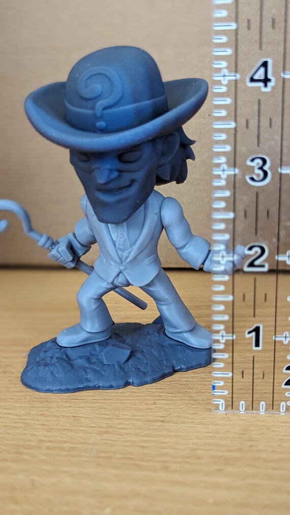 Chibi Riddler The Riddler Chibi Fan Art | DC Comics | DC Villain | 3d