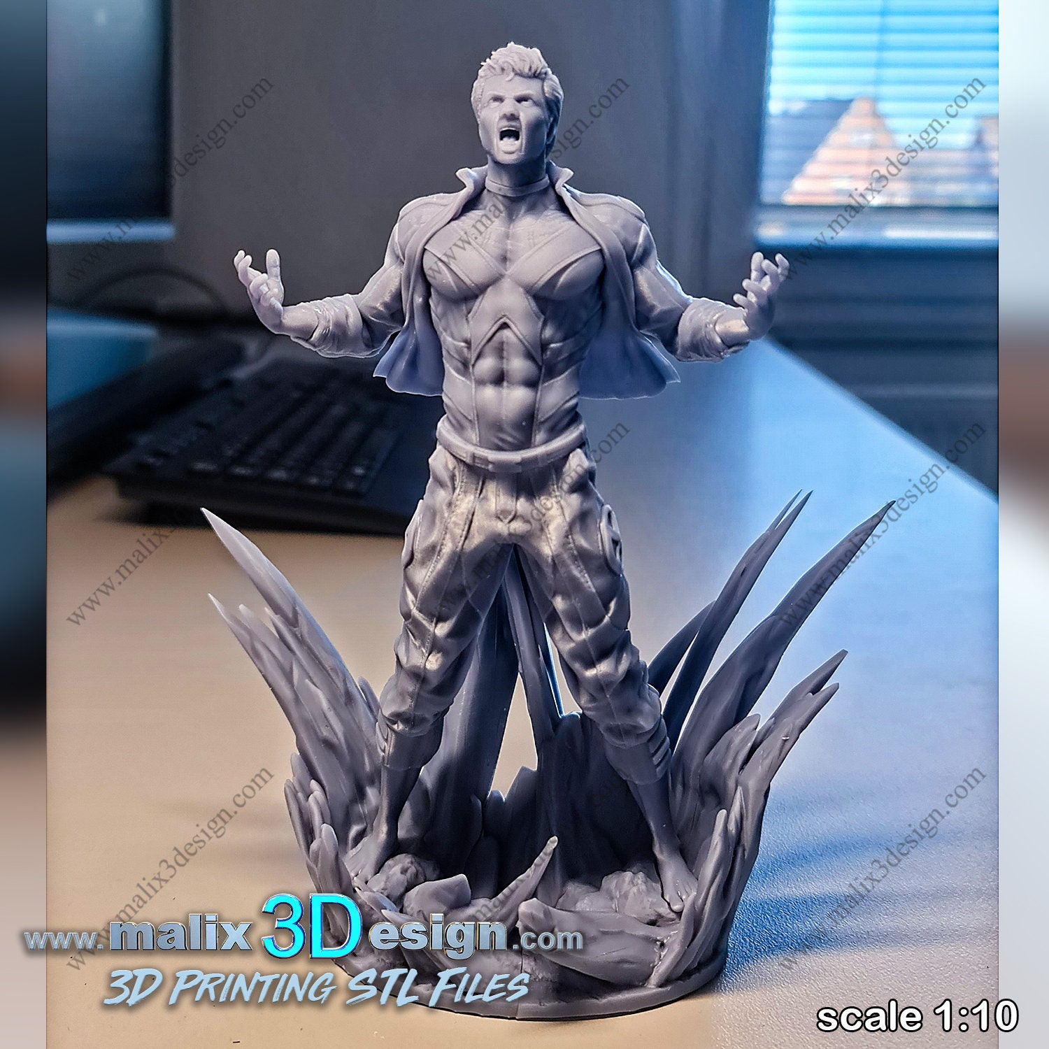 1:10 Iceman Figure Fan Art by Sanix3D | Marvel | X-Men 1:10 Iceman Figure Fan Art by Sanix3D | Marvel | X-Men