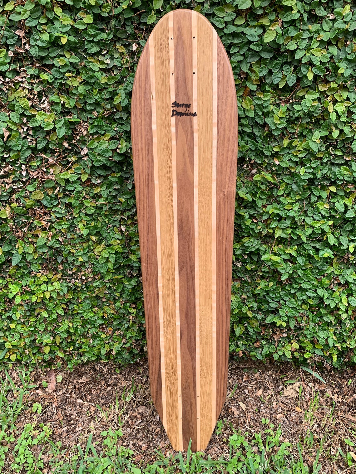 Handmade Longboard Deck Walnut Oak & Maple Skateboard Etsy