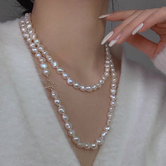 100cm five strand fresh water Pearl 【公式通販】