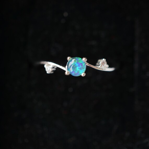 Anello Impilabile Minimale In Oro E Argento • Anello Semplice - Foto 5