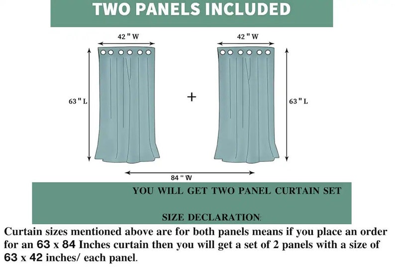 Rideau à rayures avec doublure verte bohème, rideaux en gaze de lin, dimensions personnalisées de la porte de la chambre à coucher et du salon, lot de 2 rideaux image 5
